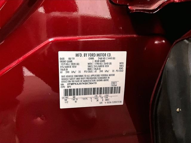 Certified 2019 Ford Edge SEL w/ Equipment Group 201A AWD/4WD image 32