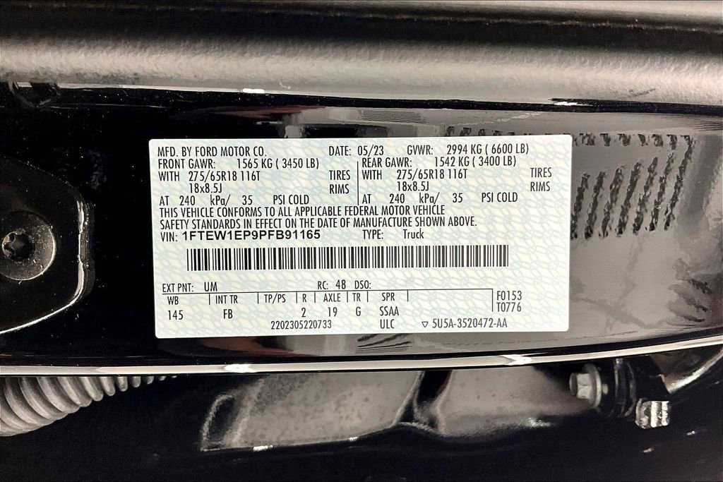 Certified 2023 Ford F150 XLT w/ Equipment Group 302A High image 36