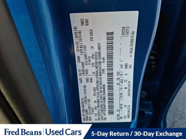 Certified 2021 Ford Ranger XLT w/ Equipment Group 301A Mid image 26