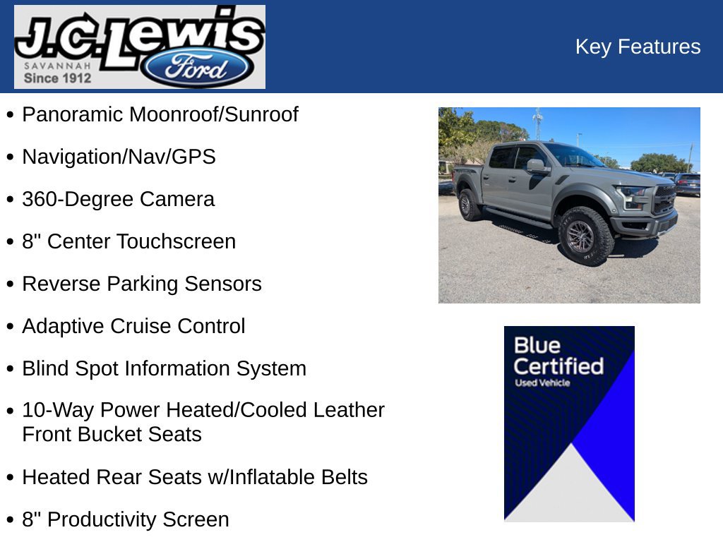 Certified 2020 Ford F150 Raptor w/ Equipment Group 802A Luxury AWD/4WD image 36