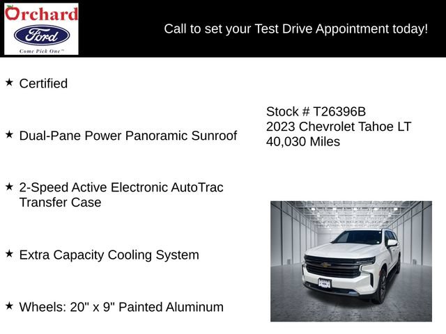 Used 2023 Chevrolet Tahoe LT w/ LT Signature Package AWD/4WD image 25