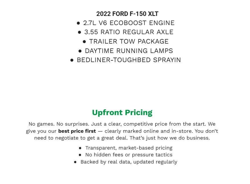 Certified 2022 Ford F150 XLT w/ Trailer Tow Package AWD/4WD image 2
