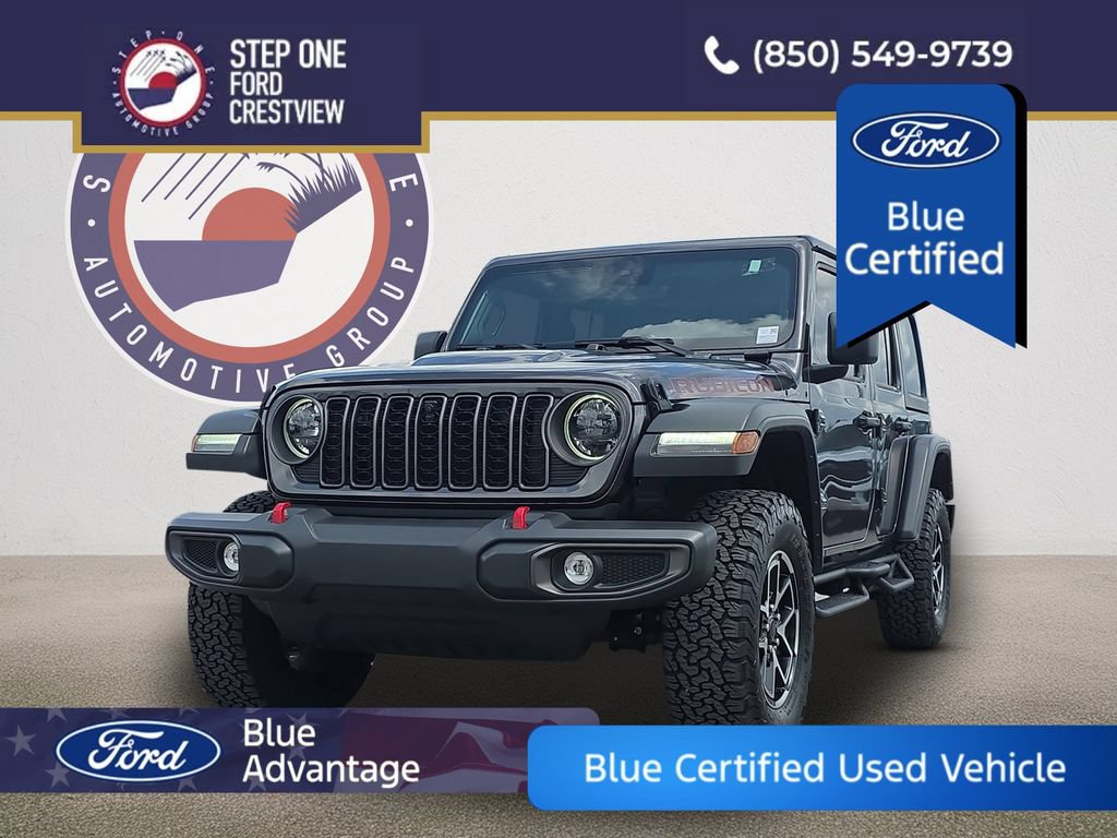 Used 2024 Jeep Wrangler Unlimited Rubicon w/ Technology Group AWD/4WD image 1