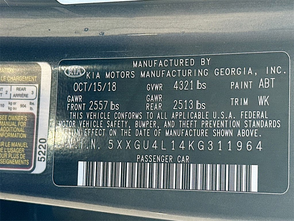 Used 2019 Kia Optima EX image 27