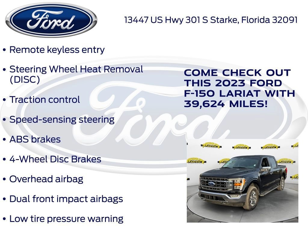 Certified 2023 Ford F150 Lariat w/ Trailer Tow Package image 27