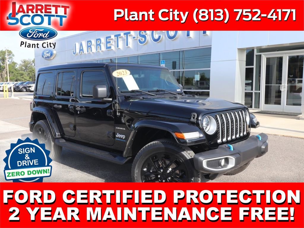 Used 2023 Jeep Wrangler Unlimited Sahara AWD/4WD video 1