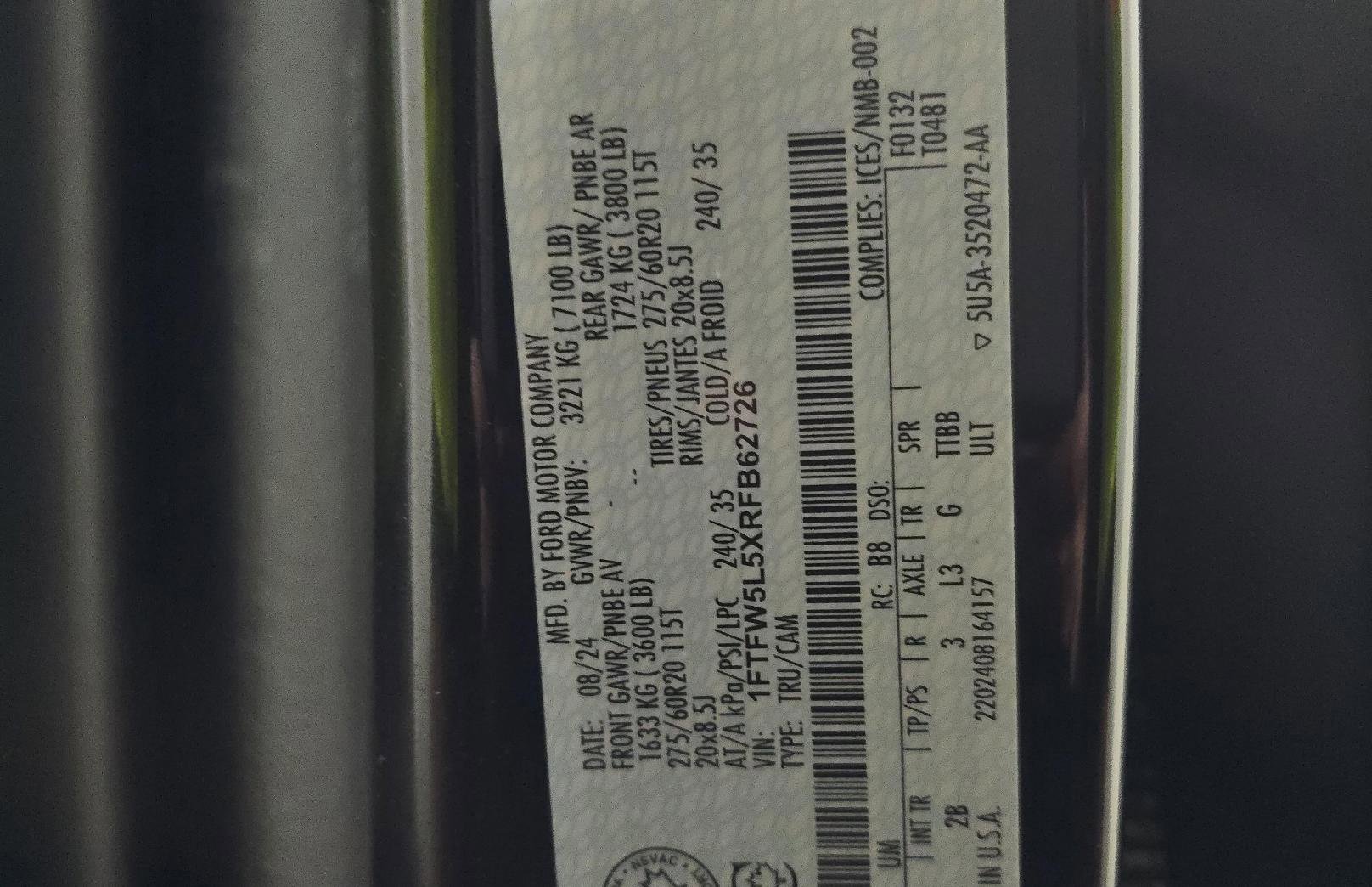 Certified 2024 Ford F150 Lariat image 21