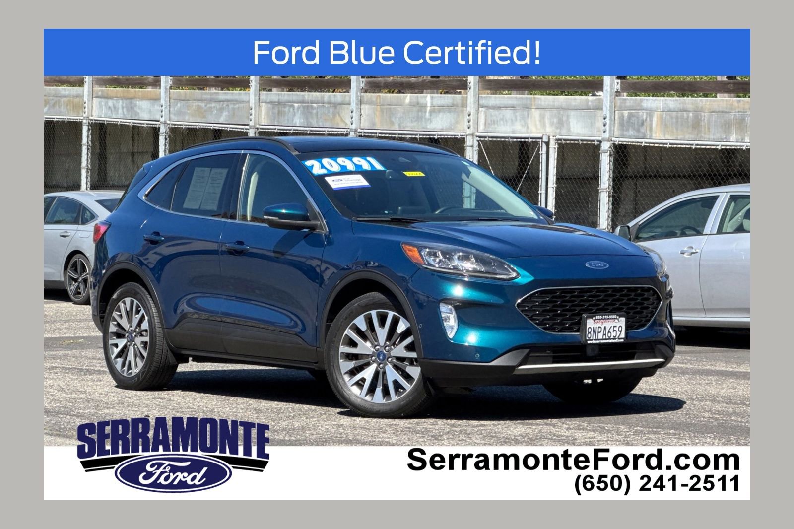 Certified 2020 Ford Escape Titanium