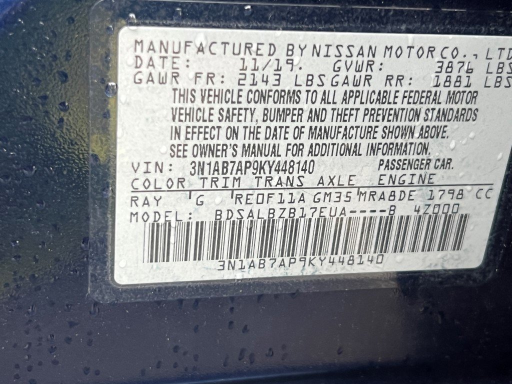 Used 2019 Nissan Sentra S image 31