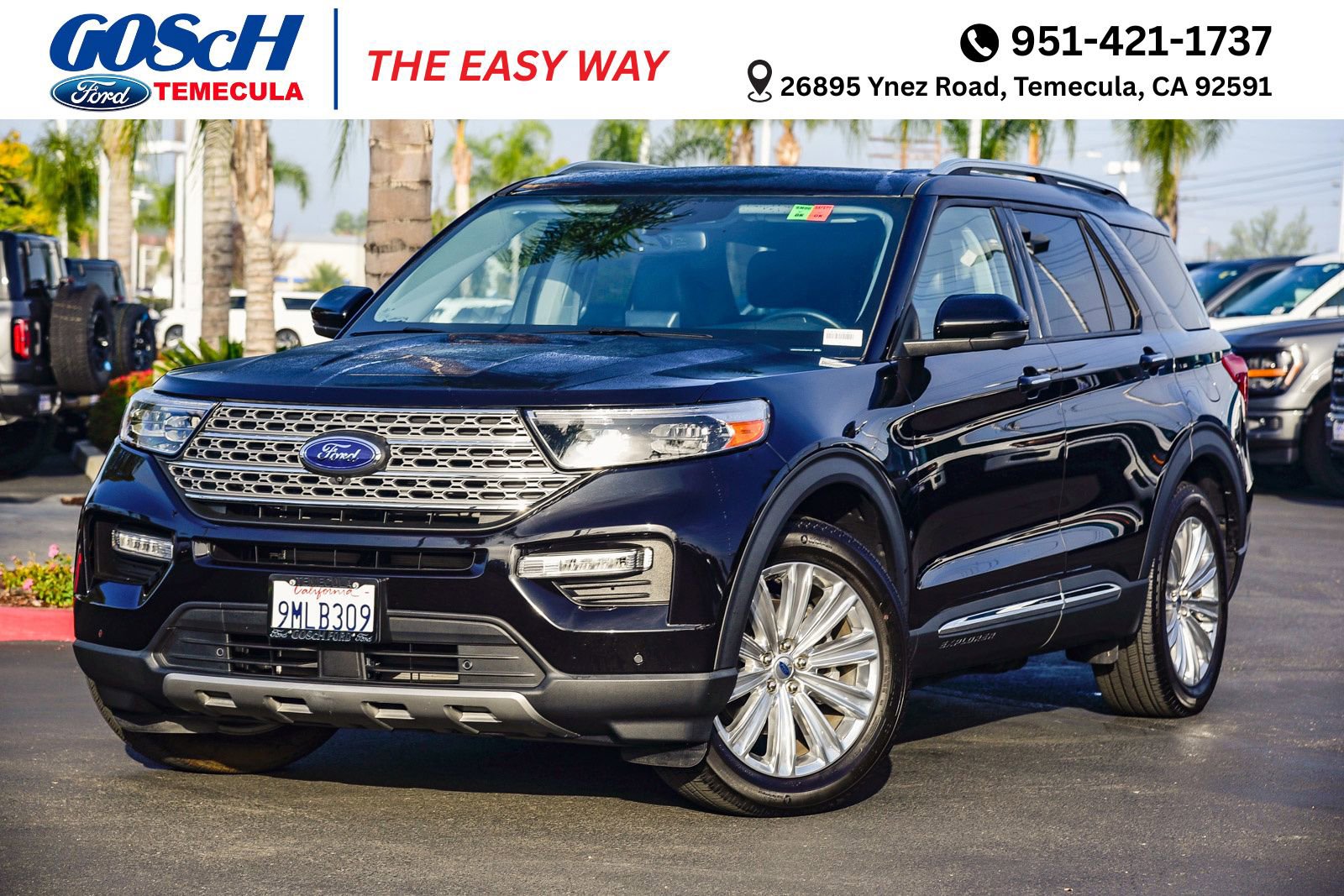 Certified 2023 Ford Explorer Limited w/ Limited Technology Package