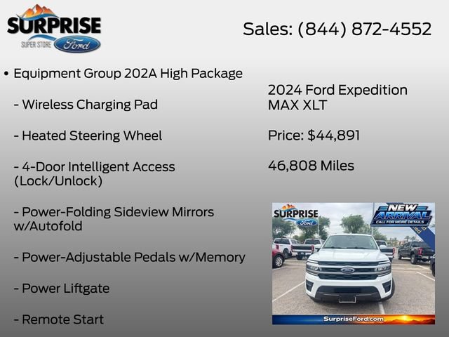 Certified 2024 Ford Expedition Max XLT AWD/4WD image 13