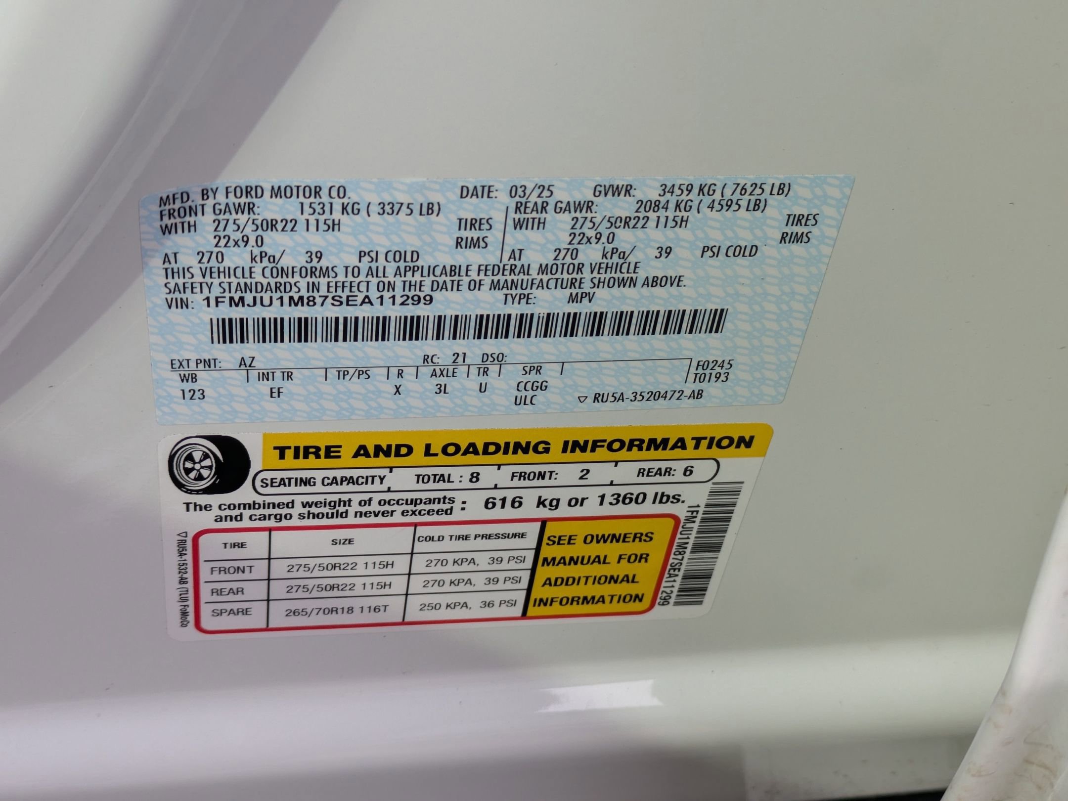 Certified 2025 Ford Expedition Platinum w/ Driver's Package image 45