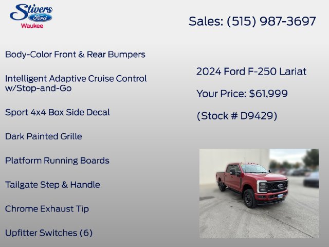 Certified 2024 Ford F250 Lariat w/ Lariat Ultimate Package AWD/4WD image 28
