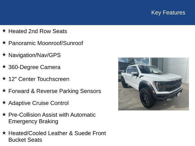 Certified 2022 Ford F150 Raptor w/ Equipment Group 801A High image 33