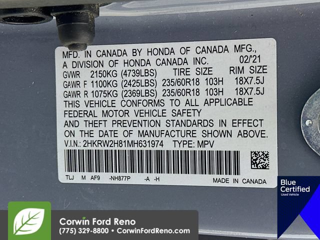 Used 2021 Honda CR-V EX-L image 34