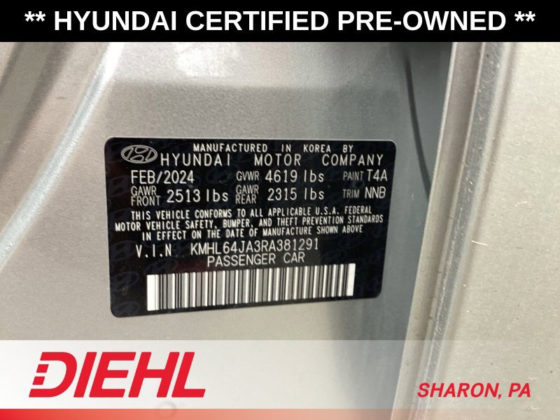 Certified 2024 Hyundai Sonata SEL AWD/4WD image 18