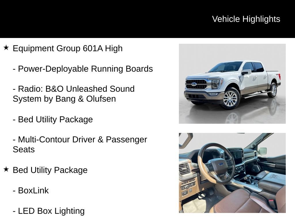 Certified 2023 Ford F150 King Ranch w/ Equipment Group 601A High AWD/4WD image 6
