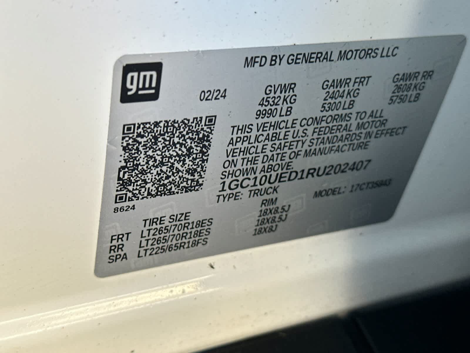 Used 2024 Chevrolet Silverado EV W/T AWD/4WD image 26