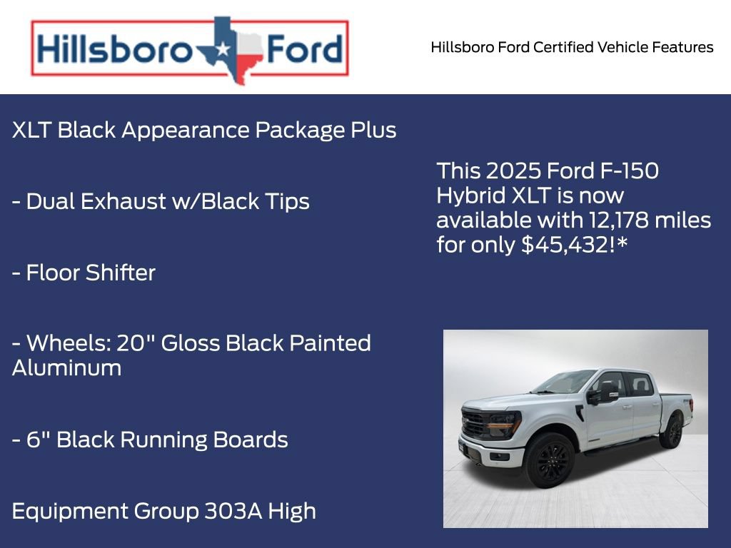 Certified 2025 Ford F150 XLT w/ Equipment Group 303A High AWD/4WD image 9