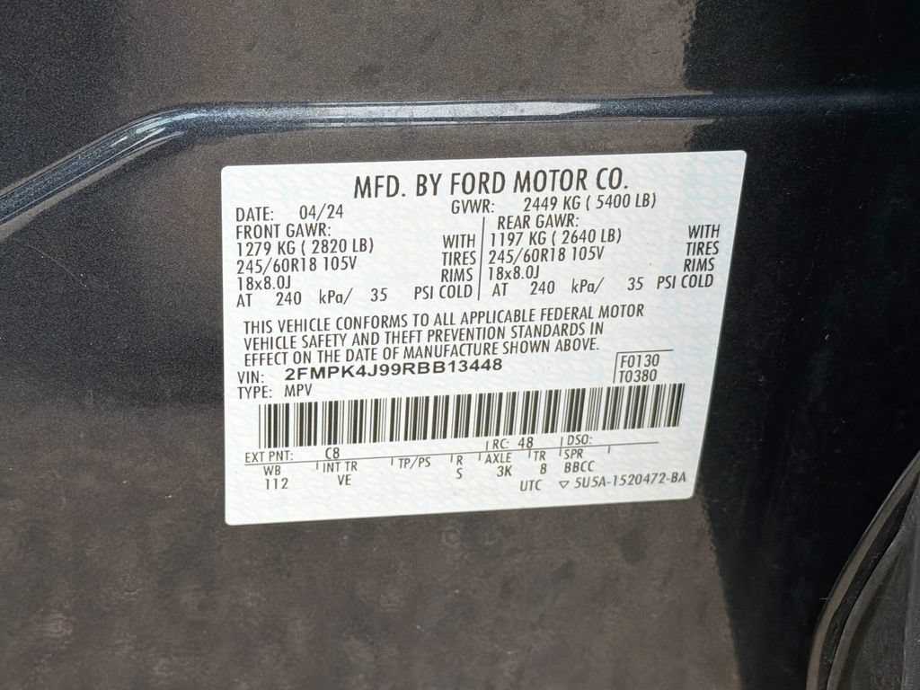 Certified 2024 Ford Edge SEL w/ Convenience Package AWD/4WD image 31