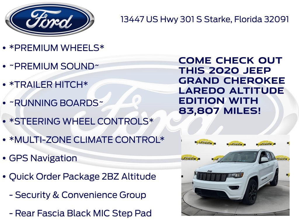 Used 2020 Jeep Grand Cherokee Altitude AWD/4WD image 17
