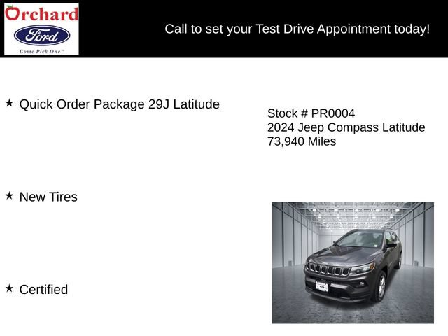 Used 2024 Jeep Compass Latitude AWD/4WD image 7