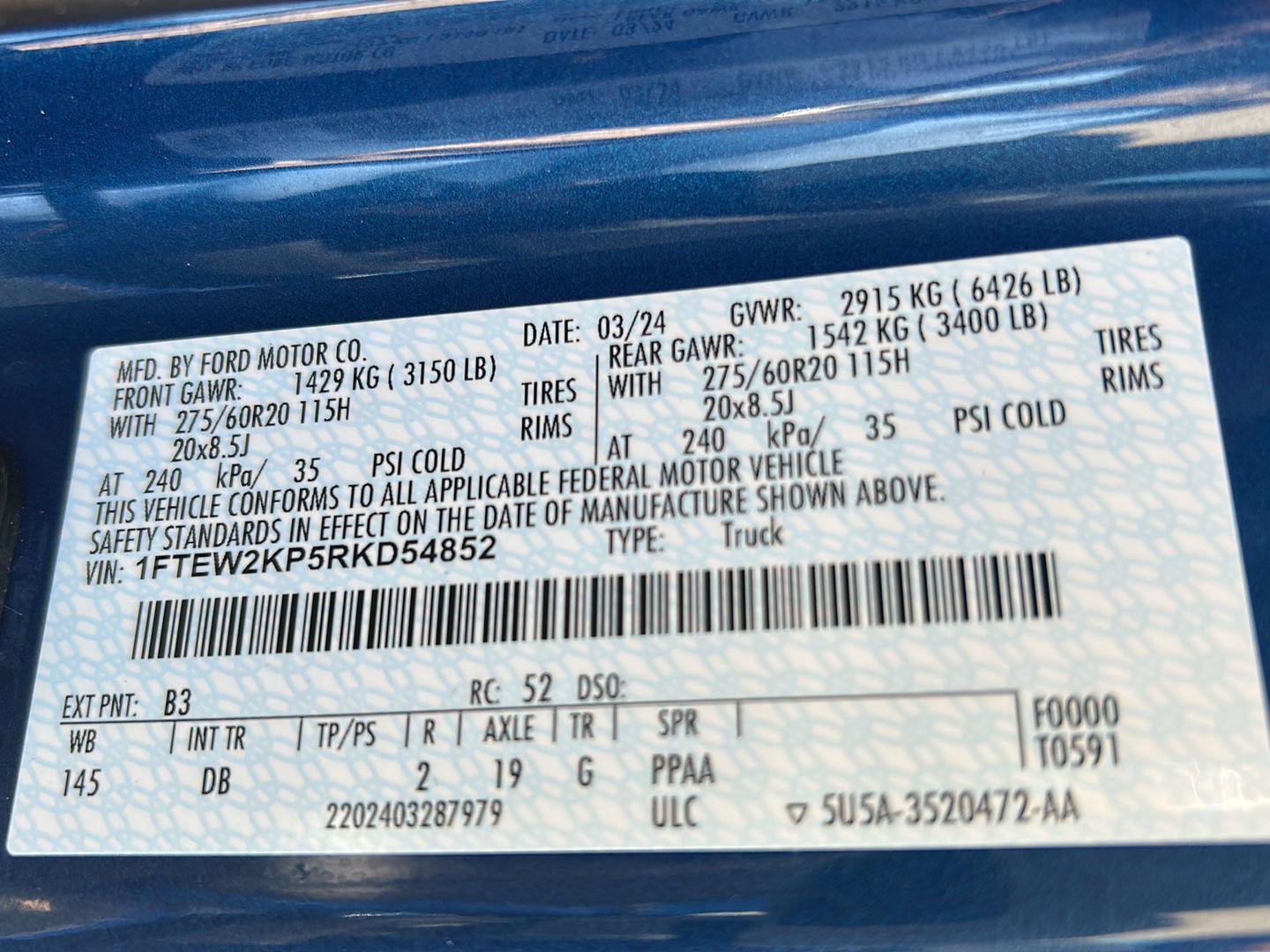 Certified 2024 Ford F150 STX RWD image 31
