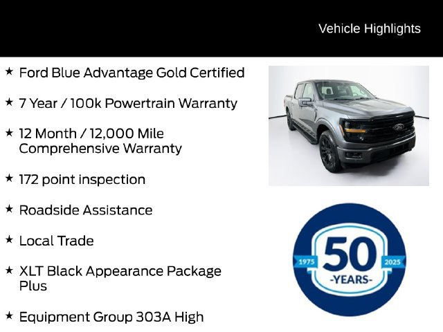 Certified 2024 Ford F150 XLT w/ Equipment Group 303A High AWD/4WD image 6
