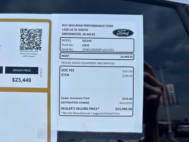 Certified 2023 Ford Escape Active FWD image 3