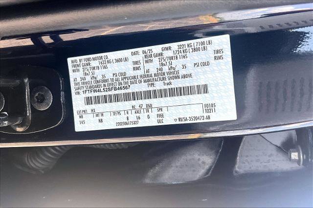 Certified 2025 Ford F150 Tremor w/ Equipment Group 402A High AWD/4WD image 28