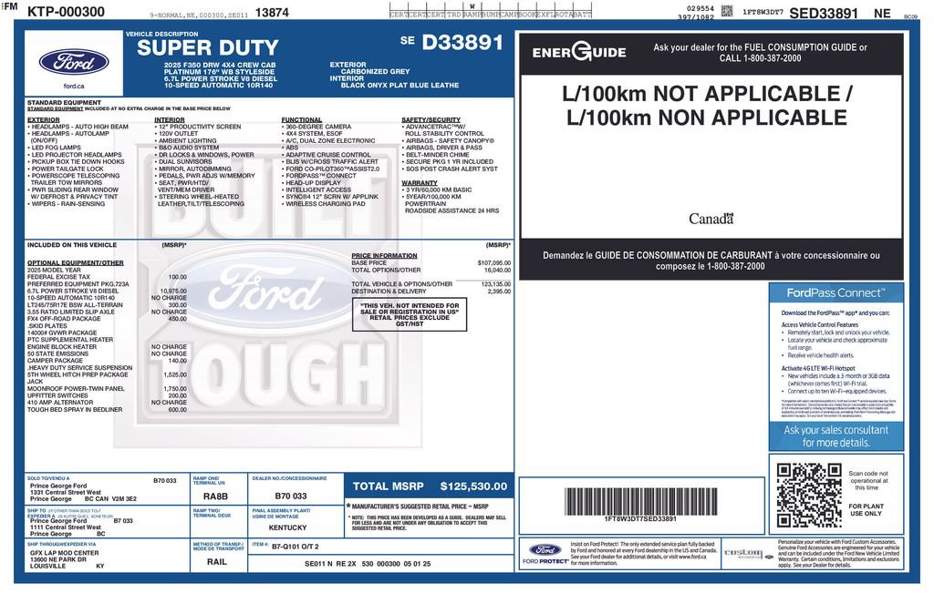 Certified 2025 Ford F350 Platinum AWD/4WD image 25