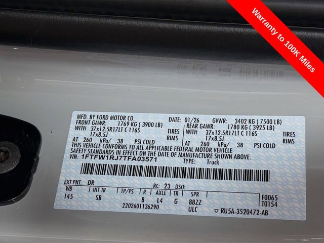 Certified 2026 Ford F150 Raptor w/ Equipment Group 803A Raptor R AWD/4WD image 41