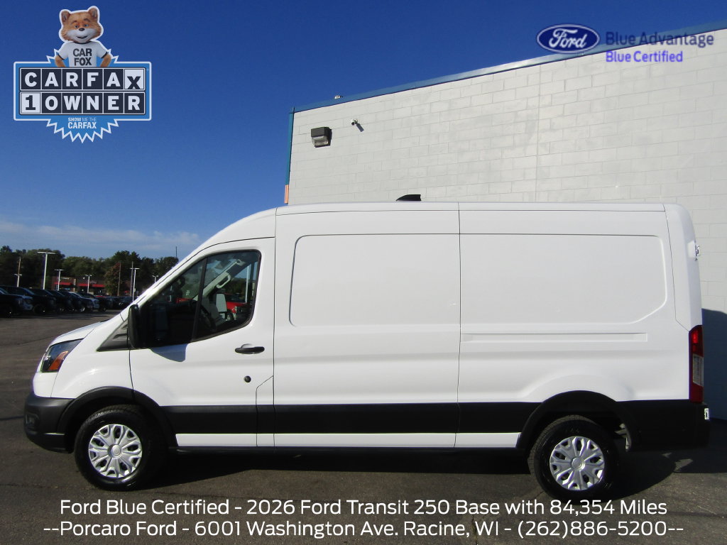 Certified 2026 Ford Transit 250 148 Medium Roof w/ Load Area Protection Package RWD image 2