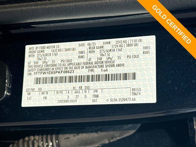 Certified 2023 Ford F150 Lariat w/ Bed Utility Package AWD/4WD image 24