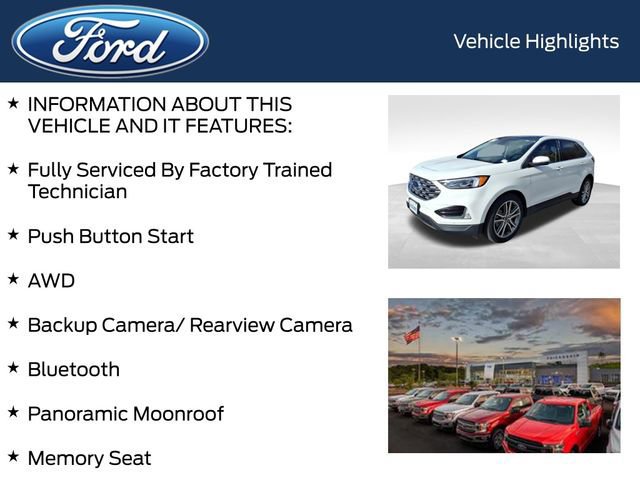 Certified 2022 Ford Edge Titanium w/ Equipment Group 301A image 11