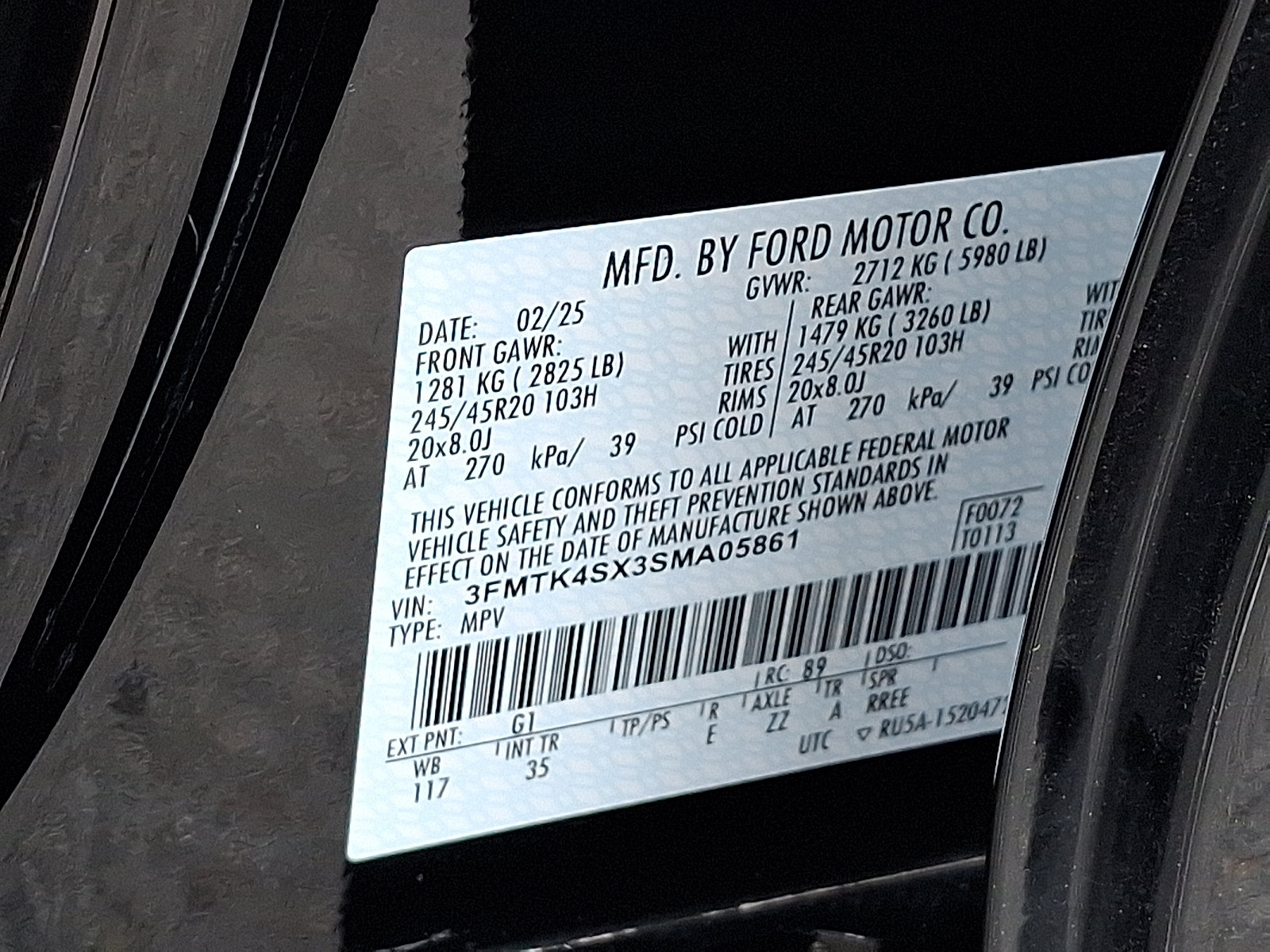 Certified 2025 Ford Mustang Mach-E GT AWD/4WD image 25