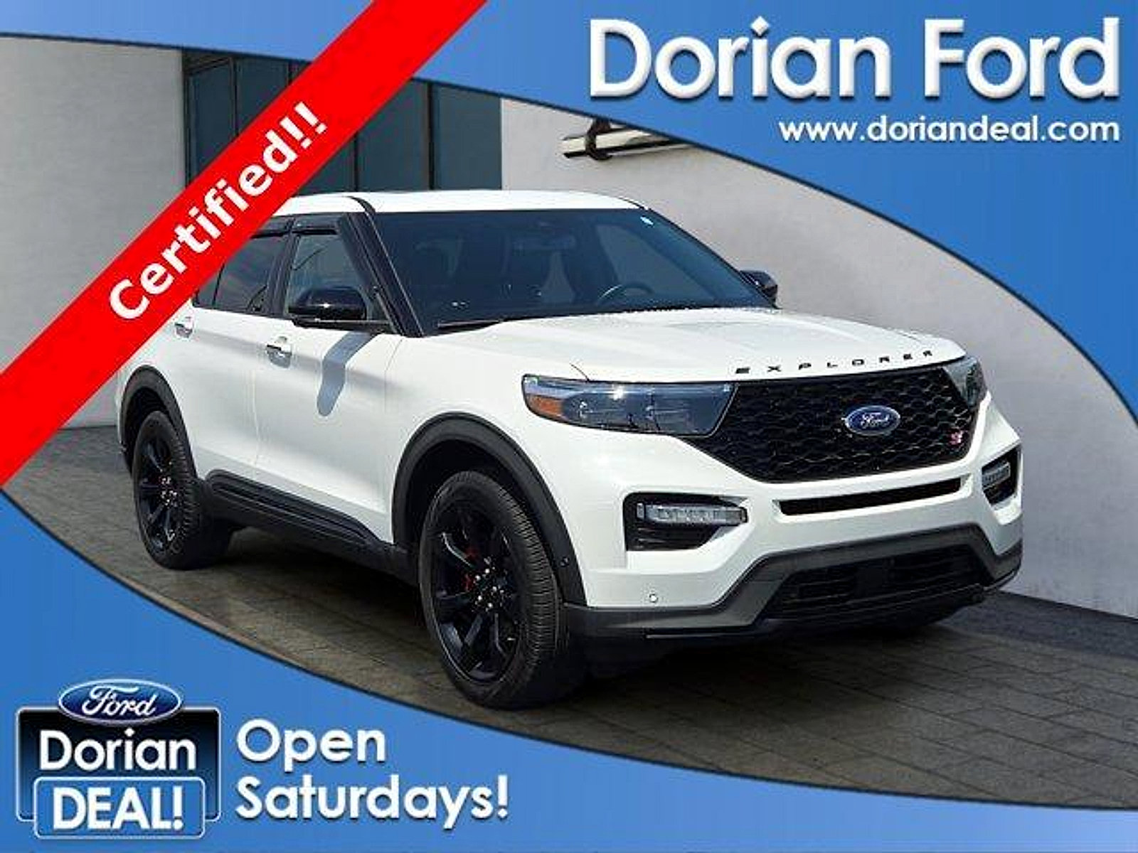 Certified 2022 Ford Explorer ST w/ Equipment Group 401A