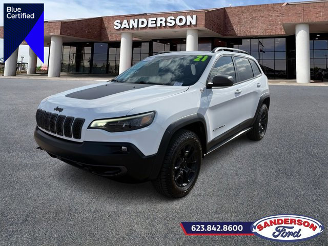 Used 2021 Jeep Cherokee Trailhawk w/ Sun, Sound & Nav Group image 1