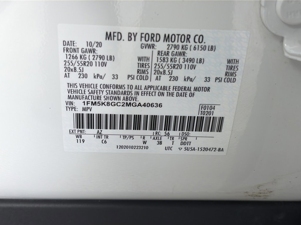 Certified 2021 Ford Explorer ST w/ Equipment Group 401A image 9