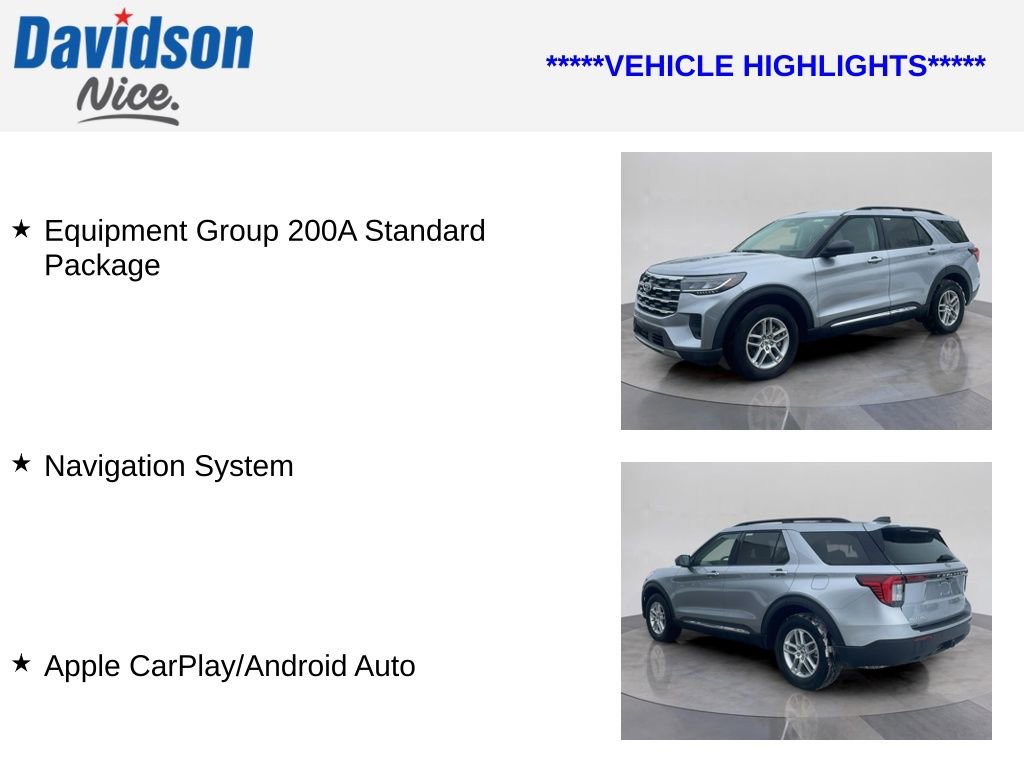 Certified 2025 Ford Explorer Active AWD/4WD image 4