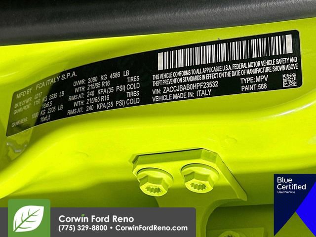 Used 2017 Jeep Renegade Sport w/ Power & Air Group AWD/4WD image 33