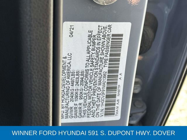 Used 2021 Honda Accord Touring image 27