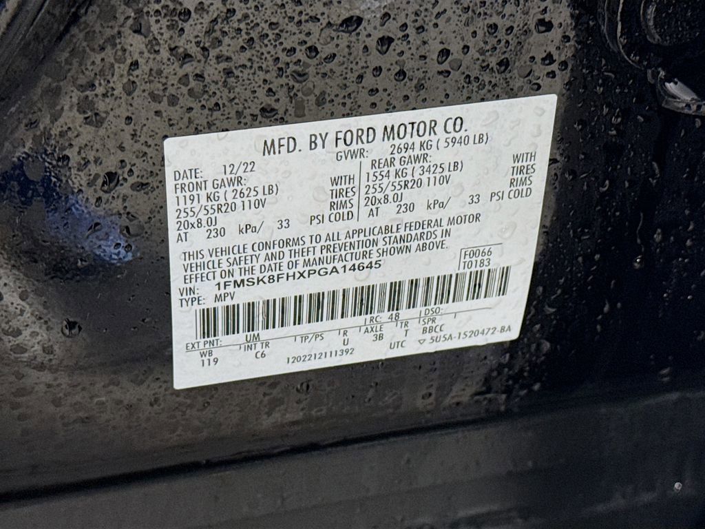 Certified 2023 Ford Explorer Limited w/ Limited Technology Package image 35