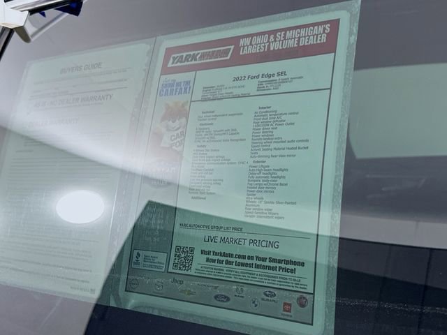 Certified 2022 Ford Edge SEL w/ Convenience Package image 14