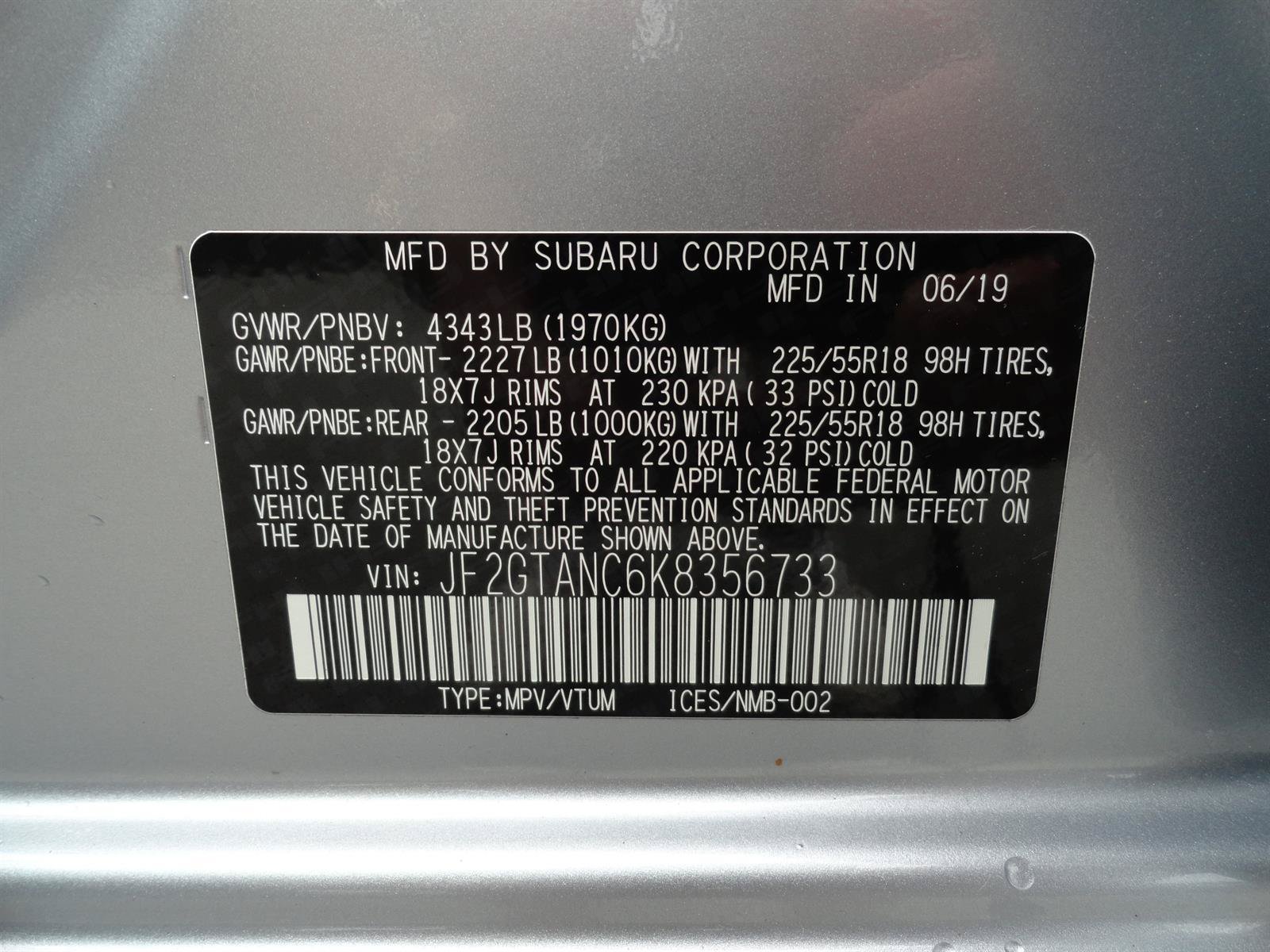 Used 2019 Subaru Crosstrek 2.0i Limited w/ Moonroof Package w/Navigation AWD/4WD image 24