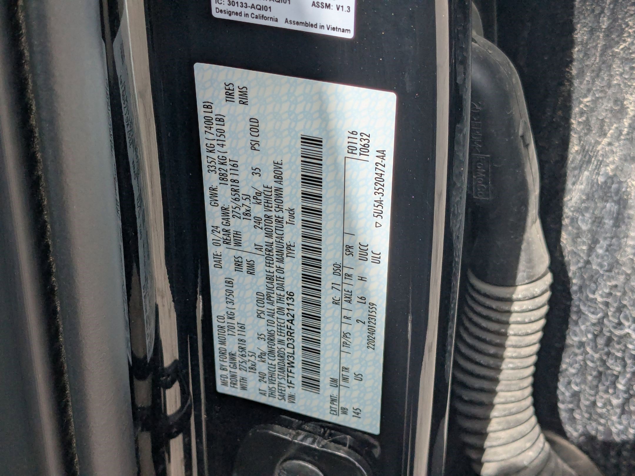 Certified 2024 Ford F150 XLT w/ Equipment Group 302A MID image 36