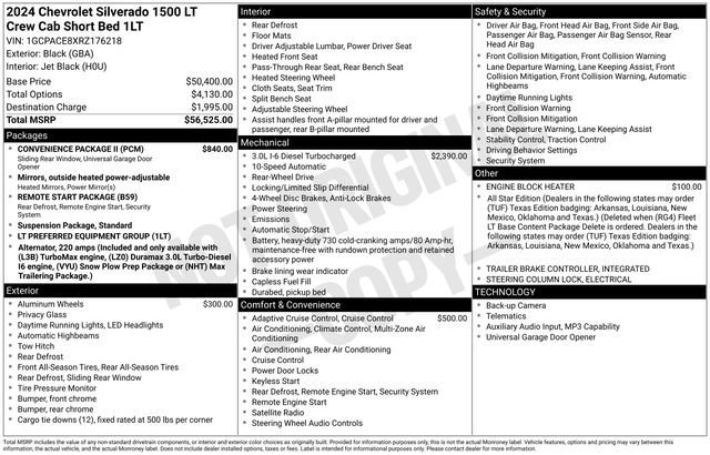 Used 2024 Chevrolet Silverado 1500 LT w/ Convenience Package II image 9