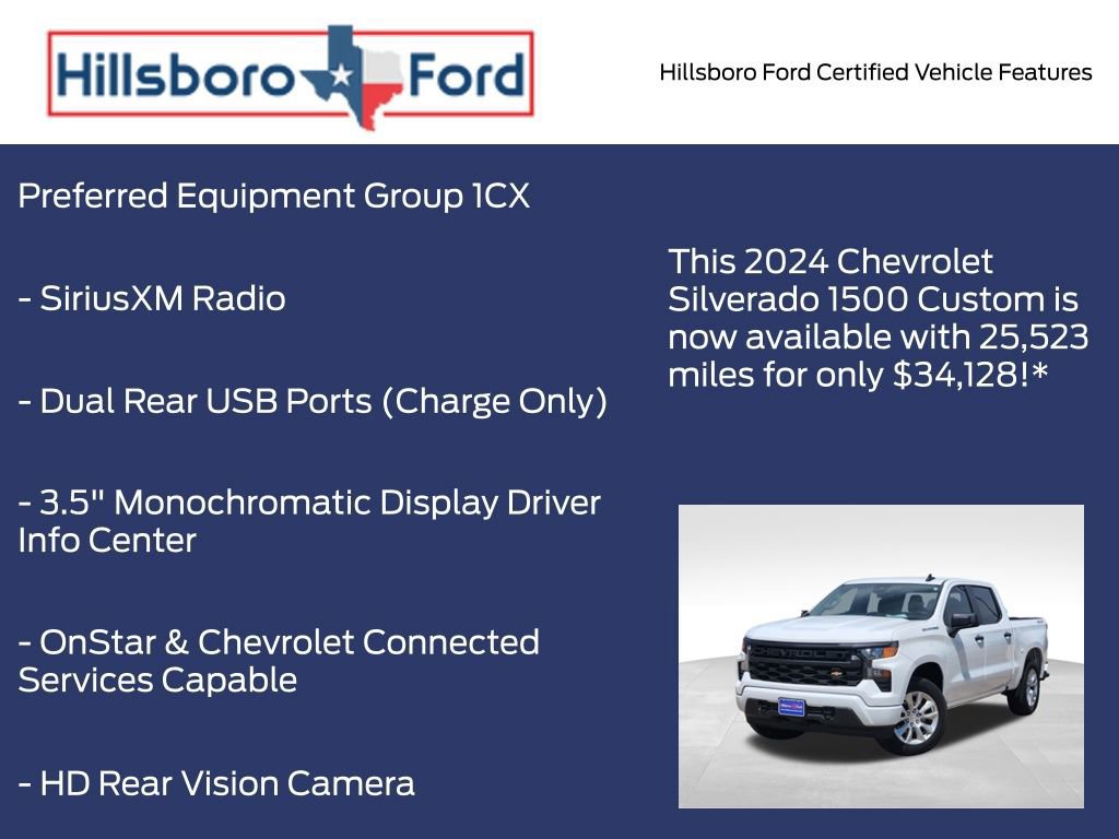 Used 2024 Chevrolet Silverado 1500 Custom image 17