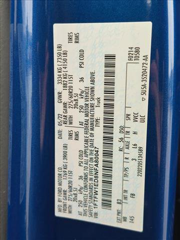 Certified 2022 Ford F150 XLT w/ Equipment Group 302A High AWD/4WD image 23