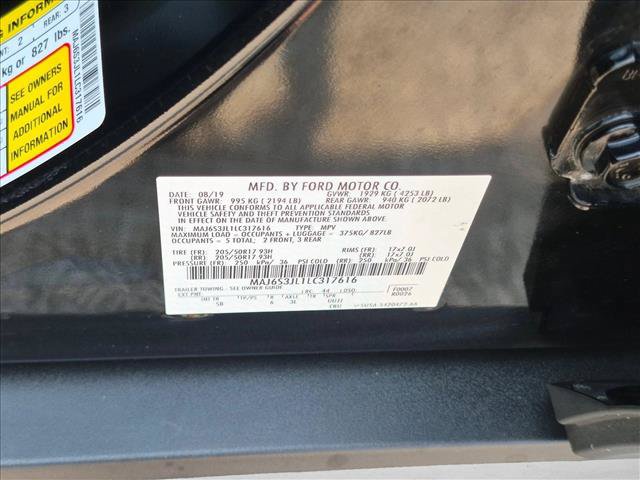 Certified 2020 Ford EcoSport SES AWD/4WD image 28